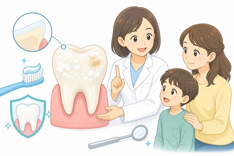 子どものエナメル質形成不全：原因と対策を歯科医が解説
