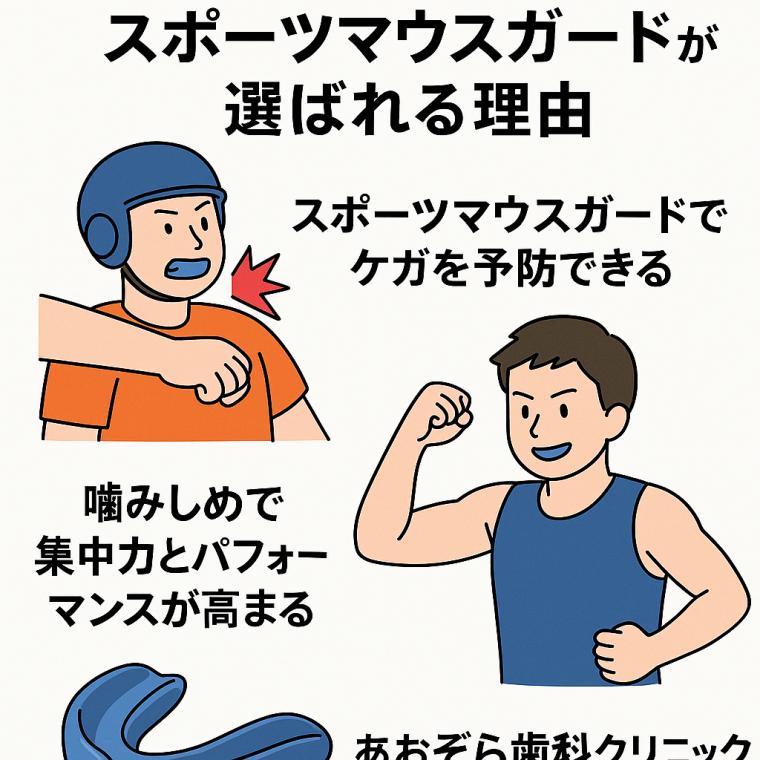 パフォーマンスも向上？スポーツマウスガードが選ばれる理由